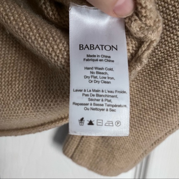 Aritzia Babaton Avery Sweater Cashmere Wool Blend - Picture 5 of 7